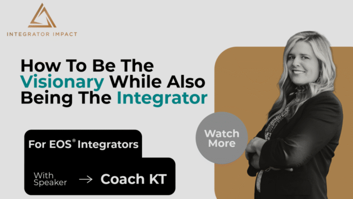 How to be the Visionary while also being the Integrator