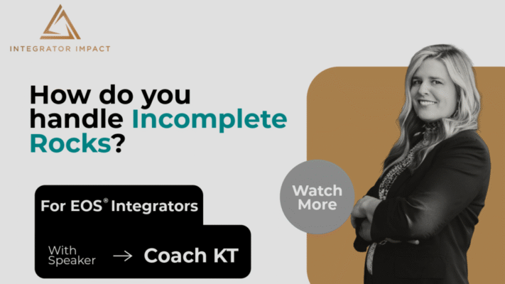 How do you handle Incomplete Rocks